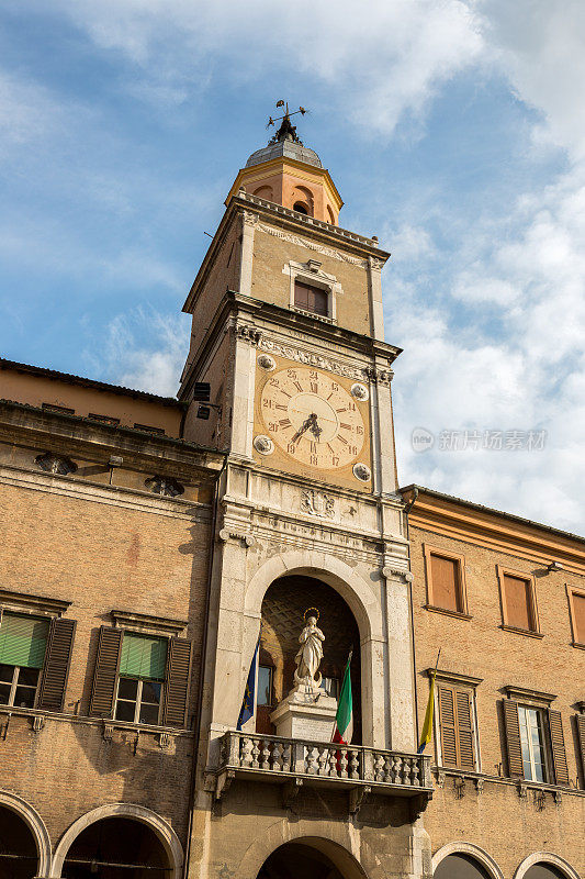 Torre Civica，摩德纳市政厅，意大利艾米利亚-罗马涅